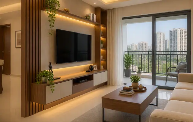 3 BHK apartment interior Bangalore